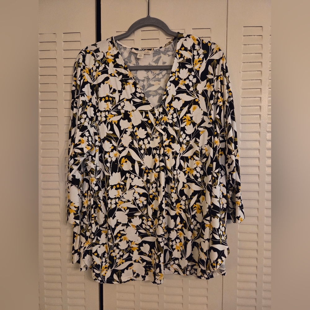 Floral Print Women's Top